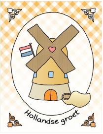 Groetjes uit Holland - molen