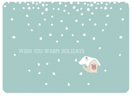 Christmas Card Warm Holidays