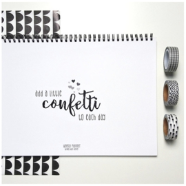 WEEKLY PLANNER A4 - CONFETTI