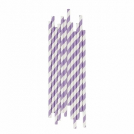 Paper Straws - Purple