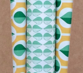Wrapping sheets - Green & Yellow
