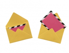 Mini envelopjes - Geel .12