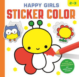 Happy Girls Sticker Color - 2 tot 3 jaar