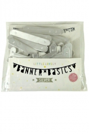 Word Banner Basic Set Silver