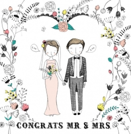 Kaart - Mr & mrs