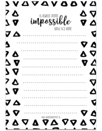 Notepad A6 IMPOSSIBLE
