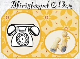 Mini Stempel - Telefoon