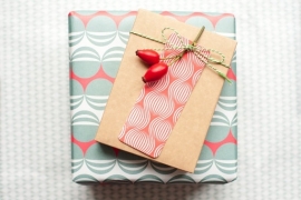 Wrapping sheets - Red & Green