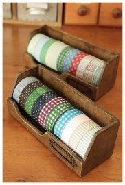 Wooden Masking Tape Tray