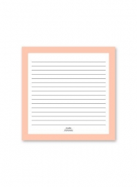 Notepad Square Pink
