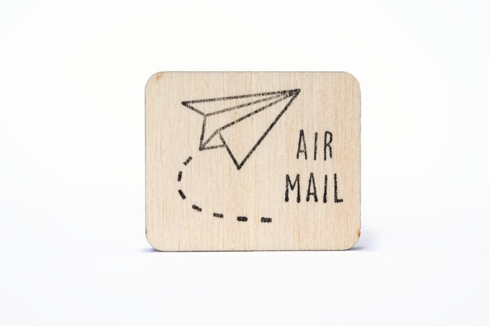 Stempel Air Mail - Studio Maas