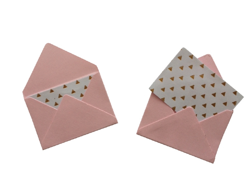 Contract draagbaar noedels Mini envelopjes - Roze .14 | Enveloppen | Winkel van Papier
