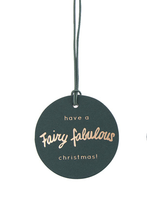Gift Tag Fairy Fabulous Christmas