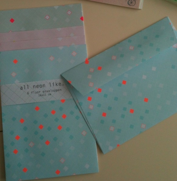Envelopes All Neon Like
