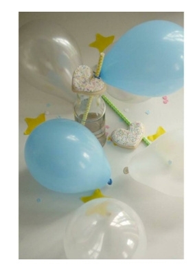 XXS Tiny Pearl Balloons Blue