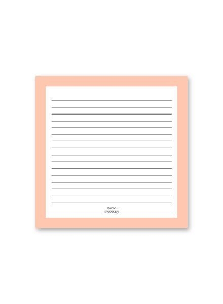 Notepad Square Pink