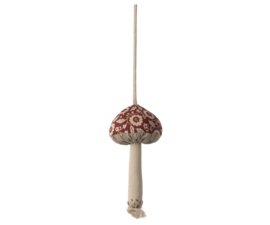 Maileg Mushroom ornament, Winter flower - Red Pre-order