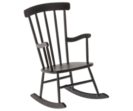 Maileg Rocking chair, Mini - Anthracite