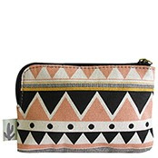 Disaster Designs urban garden zip purse