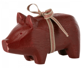 Maileg Pig, Small - Red
