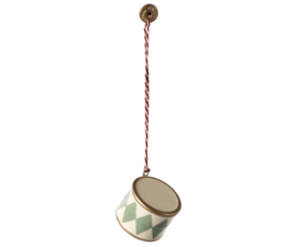 Maileg  Metal ornament, Small drum - Mint Pre-order