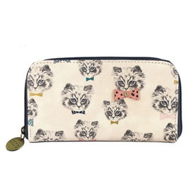 Disaster Designs Meow wallet repeat print