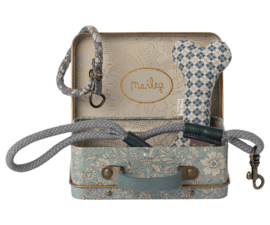 Maileg puppy accessoires blauw
