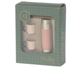 Maileg Thermos and cups - Soft coral