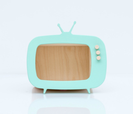 Up Warsaw mini tv box “teevee” mint green - mini TV kastje mint