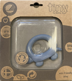 Dantoy Tiny BIOplastic bijring blauw schildpad