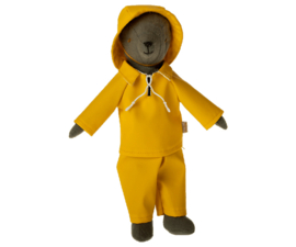 Maileg Rainwear w. hat - Teddy dad