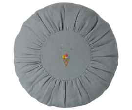 CUSHION, ROUND - BLUE