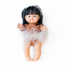 Nuki-Nuby poppen ballet setje roest