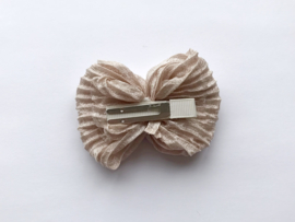 By Mev Haarclip Pippa beige 10cm