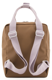 Sticky Lemon Backpack Enveloppe Small Sugar brown