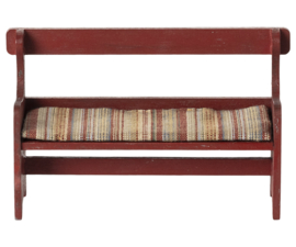 Maileg  Bench, Mouse - Red Pre-order