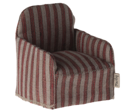 Maileg  Chair, Mouse - Stripe