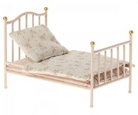 Maileg Vintage bed, Mouse - Rose