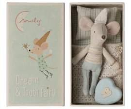 Maileg Tooth fairy mouse, Little brother in matchbox