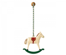 Maileg Metal ornament, Rocking horse