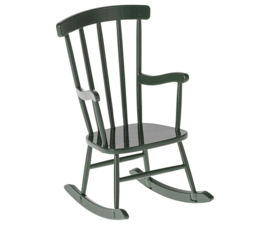 Maileg Rocking chair, Mouse - Dark green