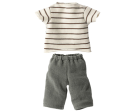Pre-order Maileg Striped blouse and pants, Size 2