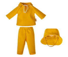 Maileg Rainwear w. hat - Teddy dad