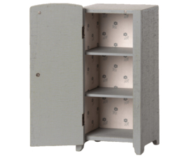 Maileg Miniature closet - Grey/mint