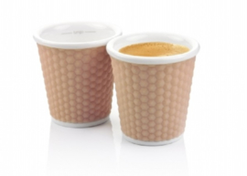 Les Artistes - Honeycombs Espresso Cups Nutmeg 10cl