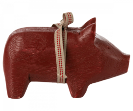 Maileg Pig, Small - Red
