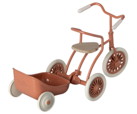 Maileg Tricycle hanger, Mouse - Coral