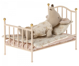 Maileg Vintage bed, Mouse - Rose