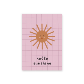 Leonie van der Laan postkaart Hello Sunshine