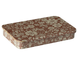 Maileg  Metal box w. sliding lid, Blossom - Heather